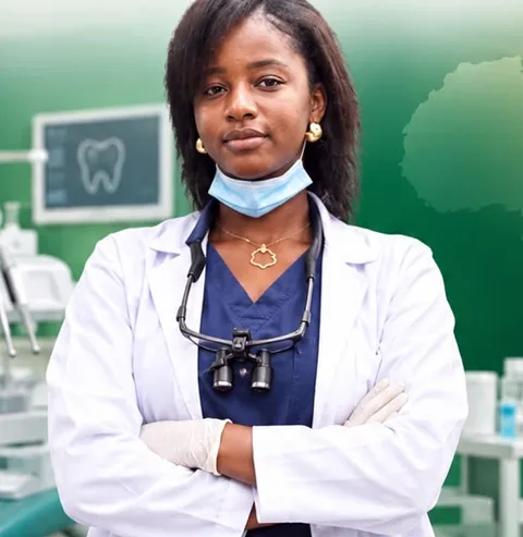 Dr Bana Manga Edith Pauline, médecin dentiste et membre fondatrice de l'IMH